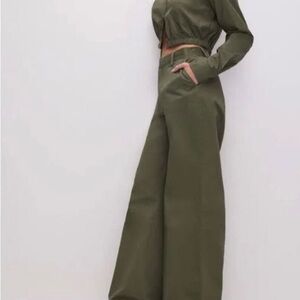 Good American Good Skate Cotton Stretch Twill Pants